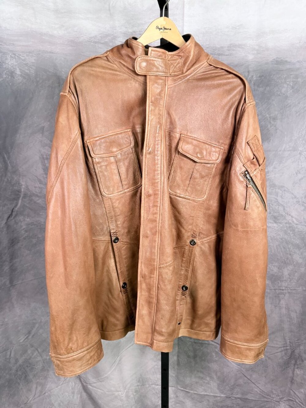 Carbon2Cobalt Bend In The Road Leather Jacket